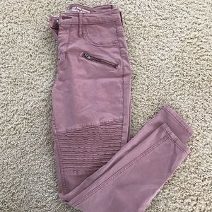 Mossimo High Rise Moto Jegging